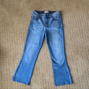 Paige Cropped Flared Jeans